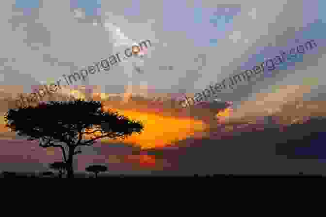 A Breathtaking Landscape Shot Of The African Savanna, With Rolling Hills, Acacia Trees, And Distant Mountains Akuti Nancy Blakey