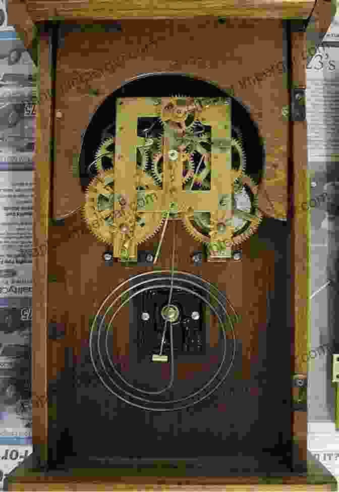 A Close Up Of A Pendulum Clock Movement, Revealing Its Gears, Escapement, And Pendulum Depthing And Bushing A Detailed Step By Step Guide: A Pre Publication From How To Repair Pendulum Clocks