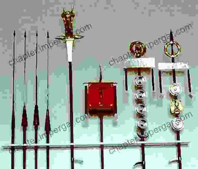 A Collection Of Roman Weapons, Including Swords, Spears, And Shields Last Legionary: Life As A Roman Soldier In Britain AD400