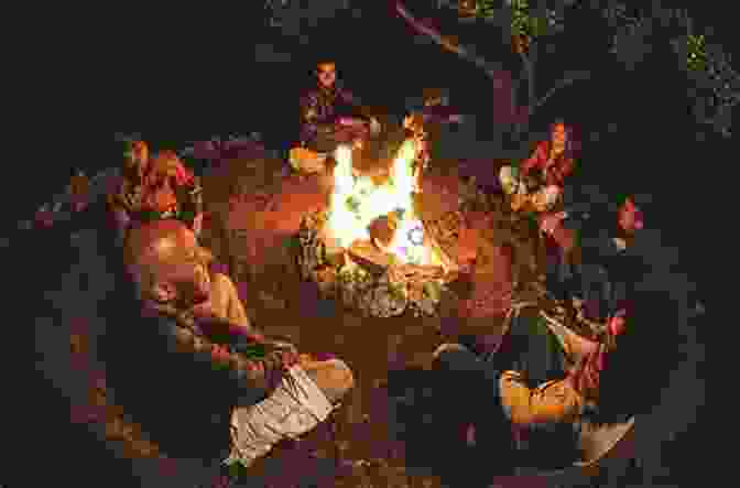 A Group Of People Gathered Around A Fire, Sharing Stories And Laughter Akuti Nancy Blakey