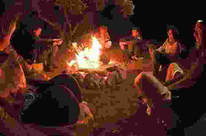 A Group Of Soldiers Sit Around A Campfire, Sharing Stories And Laughter. Reminiscences Of My Military Life From 1795 To 1818