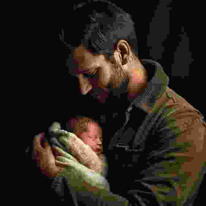 A Happy Father Cradles His Newborn Baby In His Arms. Soon To Be DAD: Handbook For Expectant Fathers