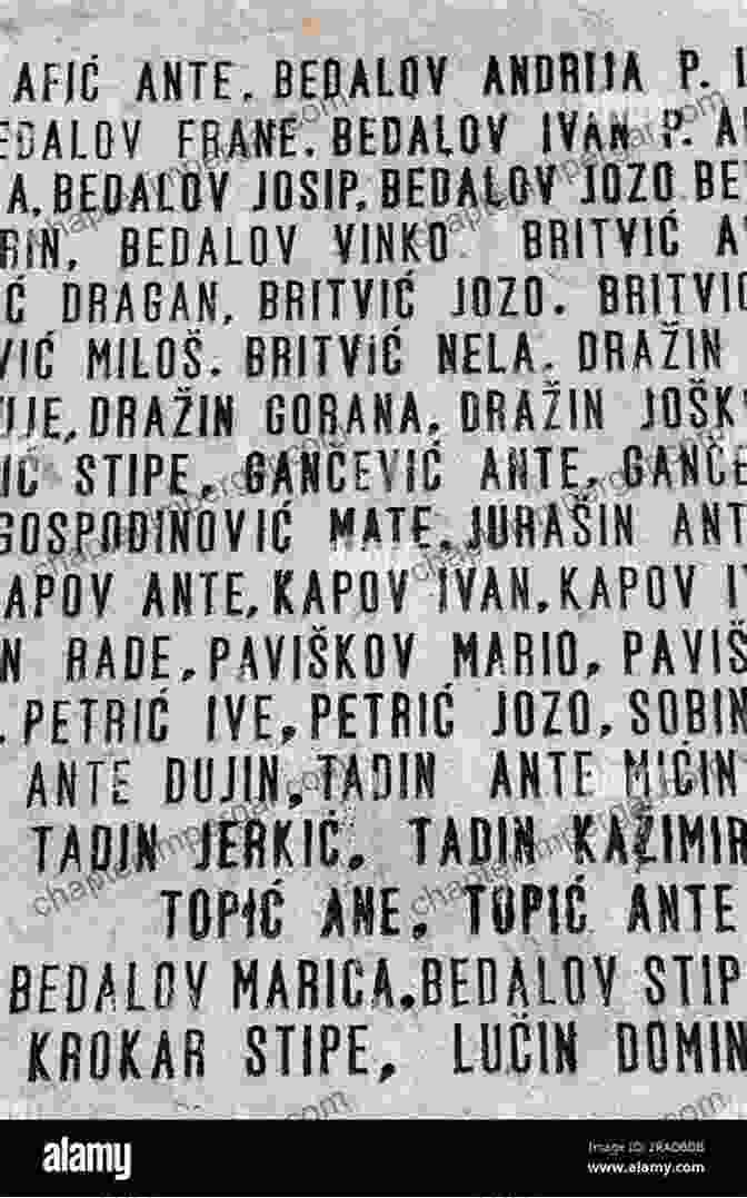 A Photo Of A Memorial Commemorating The Victims Of The Balkan Conflict Bosko Admira: A Balkan History And A True Story Of Love Murder And Betrayal In Under Siege Sarajevo