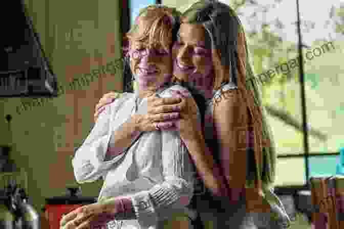 A Photo Of A Mother And Daughter Embracing, With The Words A Letter For My Mother