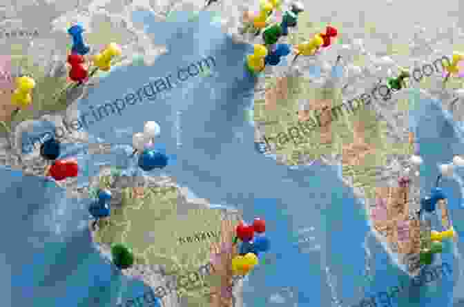 A Photo Of A World Map With Pins Marking Various Travel Destinations. Dikes And Ditches Or Young America In Holland And Belgium: A Story Of Travel And Adventure