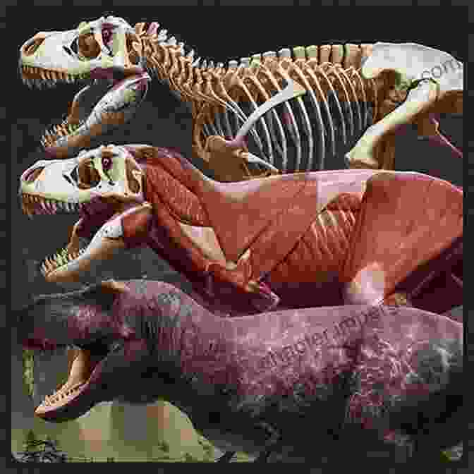 A Reconstruction Of A Tyrannosaurus Rex Dinosaur Fossils Dinosaurs And Cave Men