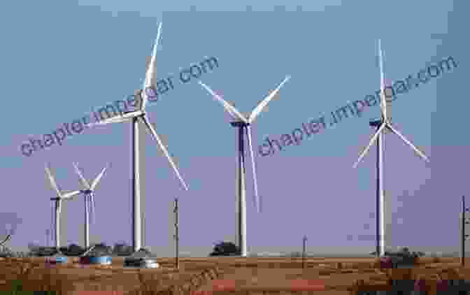 A Wind Turbine Field Generating Clean Energy By Capturing The Power Of The Wind. Renewable Energy Technologies And Resources