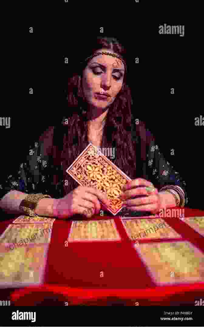 A Woman Reading Tarot Cards, Her Eyes Closed In Concentration Psychic Tarot: Using Your Natural Psychic Abilities To Read The Cards