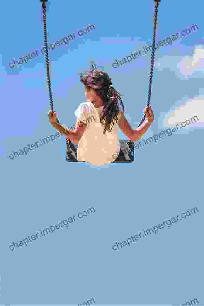 A Young Girl Sitting On A Swing, Looking Up At The Sky. Growing Up Weird: Reflections On A Patchwork Childhood