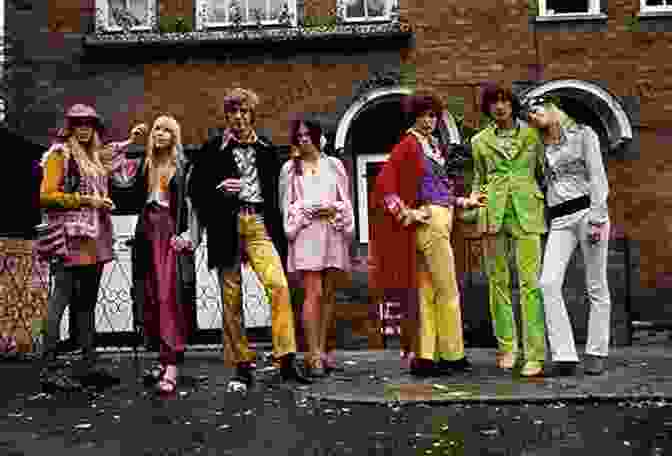 An Intriguing Photograph Of A Group Of People Dressed In Vibrant Hippie Clothing. PRIDE: Fifty Years Of Parades And Protests From The Photo Archives Of The New York Times