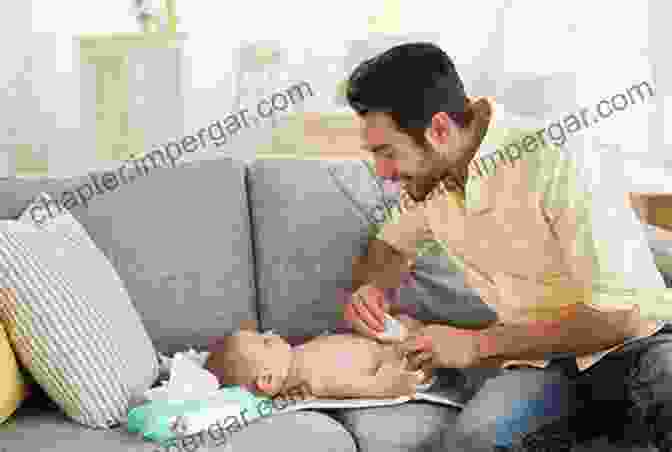 Father Changing Baby's Diaper Fathers To Be Handbook A Roadmap For The Transition To Fatherhood