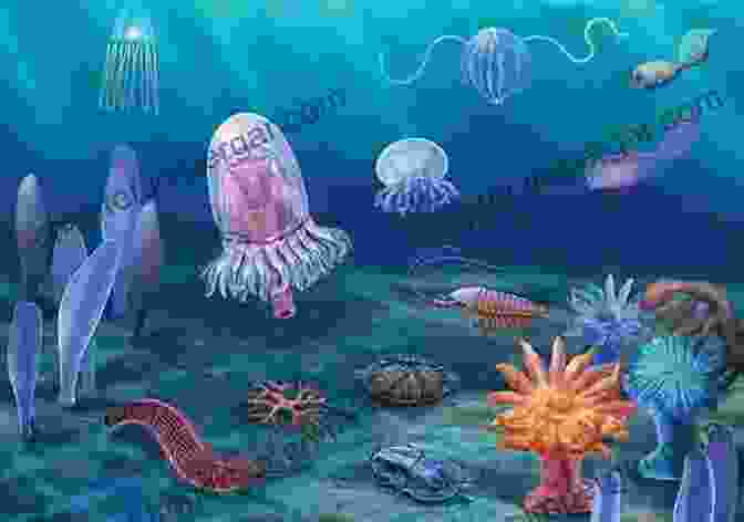 Illustration Of Cambrian Marine Life History Of Life Richard Cowen