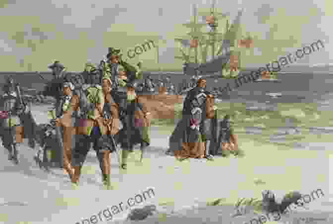 Pilgrims Boarding The Mayflower The First Thanksgiving: A Selection From Mayflower (Penguin Tracks)