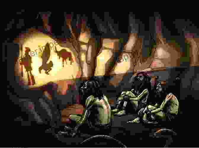 Prisoners Chained In A Cave, Watching Shadows On A Wall The Allegory Of The Cave (Illustrated)